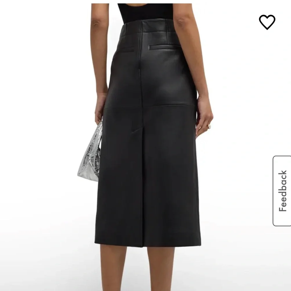 A.L.C Gwen leather midi skirt 17x31 - Picture 5 of 16